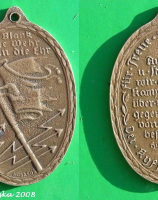 medal odnaleziony w pobliżu wioski