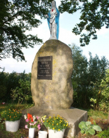 Pomnik ustawiony w setną rocznicę Bitwy Narodów pod Lipskiem (1813).