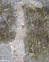 Lubiana, ściana pomnika z listą poległych 