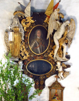 Christoph von Sack zmarły w 1713 r. – epitafium. 