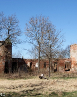 Ruiny dworu obronnego z XVII,XIXw. 