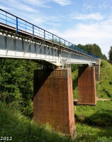 Krępa Krajeńska, most kolejowy