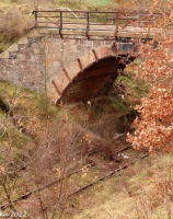 04_Przyrowo, kamienny wiadukt drogowy nad linią