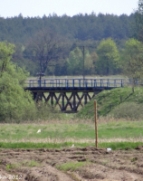 1. Gwda Mała, most kolejowy nad Gwdą