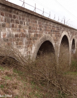 Runowo, most linii 202 na Reską Węgorzą
