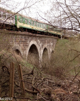 Runowo, most linii 202 na Reską Węgorzą