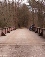 Dawny most kolejowy nad Ukleją