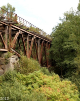 Polanów - Czerwony Most nad rzeką Grabową