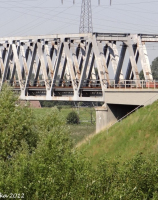 Most kolejowy nad Dziwną, linia 401