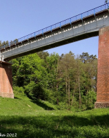 Krępa Krajeńska, most nad Płociczną, linia 403, 
