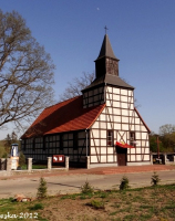 Mikorowo, kościół ryglowy