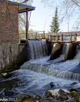 Kozin, mała elektrownia wodna na rzece Bukowina