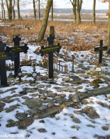 Nielep, dawny cmentarz