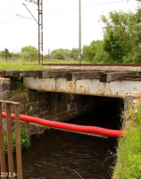 Białogard, most kolejowy na Liśnicą