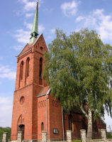Juchowo, kościół z 1928 r.