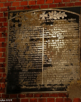 Juchowo, tablica z listą poległych w I wojnie światowej