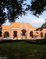 Szczecin, cmentarz centralny, brama główna