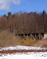 Most kolejowy nad Słupią, linia 405
