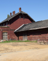 Mostkowo, dawna stacja kolejowa, linia 410