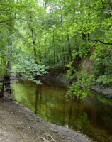 Barnówko, most nad Myślą linii Barnówko - Więcław