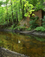 Barnówko, most nad Myślą linii Barnówko - Więcław