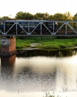 Kostrzyn n. O., most kolejowy nad zalewem, linia nr 273 