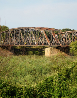 Kostrzyn n.O., most kolejowy nad Odrą, linia nr 203 