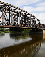 Kostrzyn n.O., most kolejowy nad Odrą, linia nr 203 