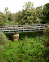 Küstrin-Kietz, most kolejowy nad kanałem Odry, linia nr 203 