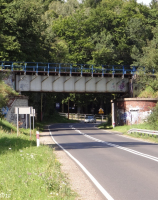 Szczecinek, wiadukt linii 210 nad DK 20