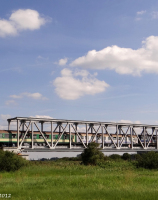 Dziembówko, most linii 354 nad Notecią
