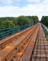Krępa Krajeńska, most linii 403 nad Płociczną