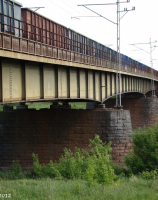 Wronki, linia 351, most nad Wartą