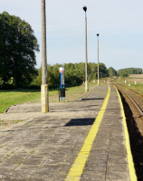 Żółtnica, stacja kolejowa linii 210