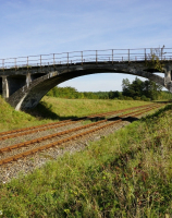 Jaromierz, wiadukt drogowy nad linią 210