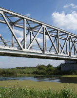 Dziembówko, most linii 354 nad Notecią