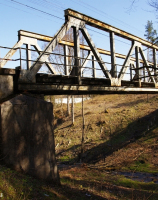 Miastko, most kolejowy nad rz. Pląsa
