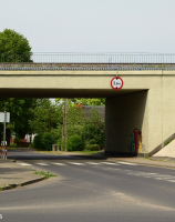 Wolin, wiadukt linii 401 nad ul. Mickiewicza