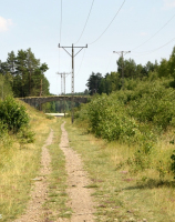 Linia Jastrowie-Węgierce, wiadukt drogowy nad linią