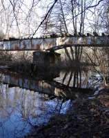 Resko, most nad Regą, linia Resko - Mieszewo